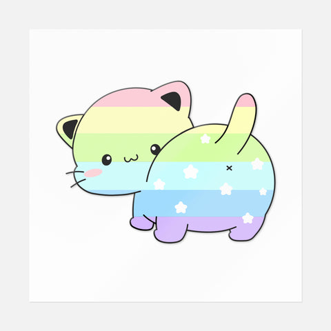 Rainbow Cat Sticker