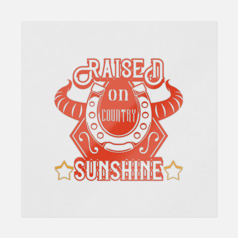 Raised On Country Sunshine Transfer