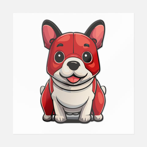 Red Dog Sticker