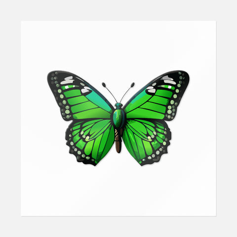 Sage Serenity Butterfly Sticker