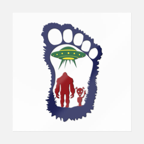 Sasquatch Stamps Sticker