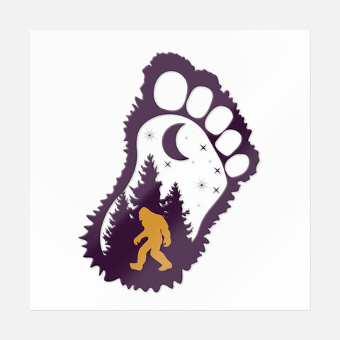 Sasquatch Steps Sticker