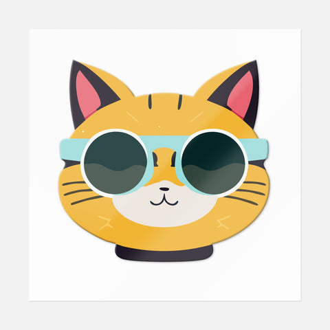 Sleek Cat Sticker