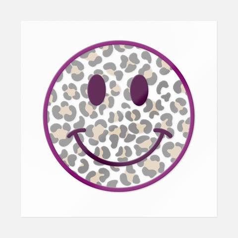 Smiley With Pattern Sticker