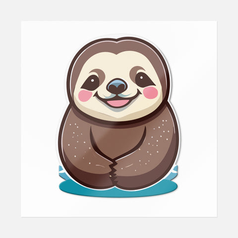 Smiling Sloth Sticker