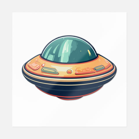 Spaceship Sticker