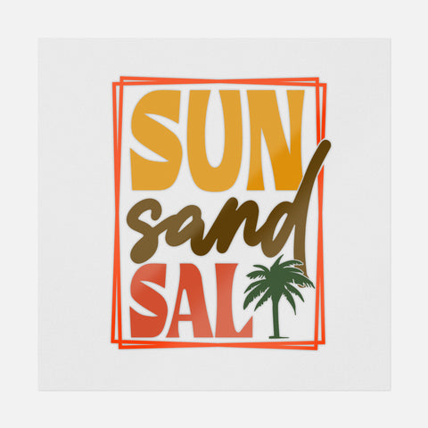 Sun Sand Salt Transfer