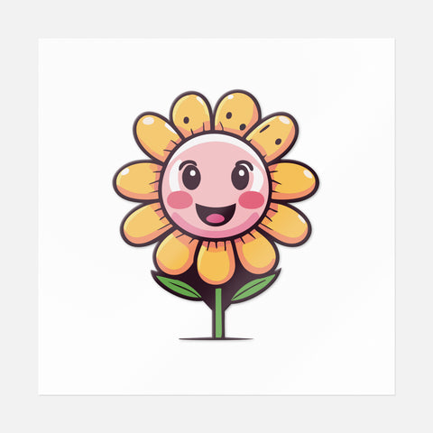 Sunlit Positivity Flower Sticker