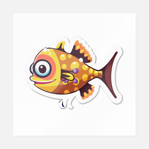 Sunshine Guppy Sticker