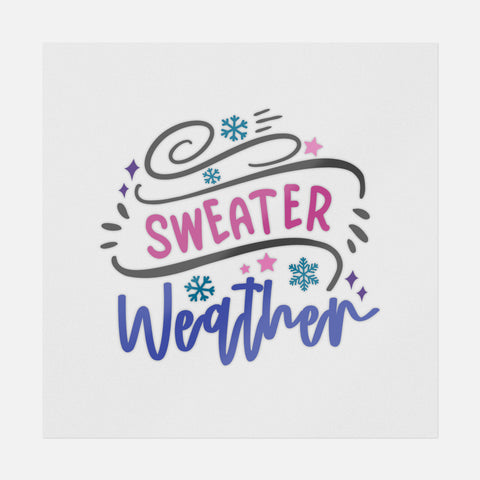 Sweater Weather Transfer