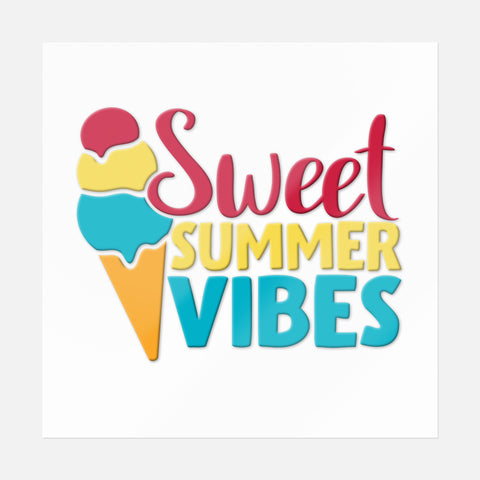 Sweet Summer Vibes Sticker