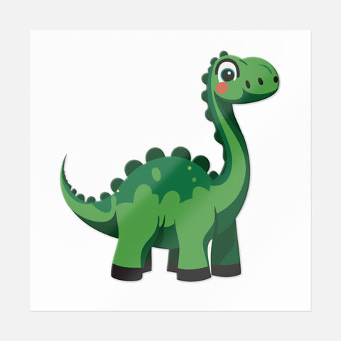 Tall And Cool Dinosaur Sticker