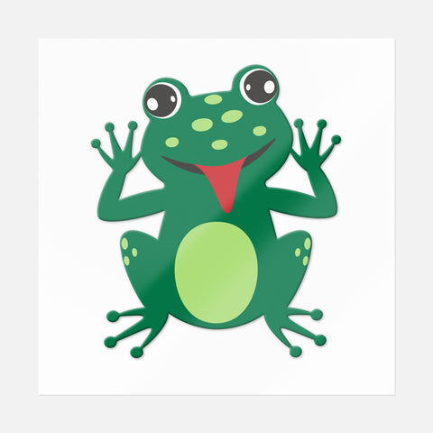 Teasing Frog Sticker