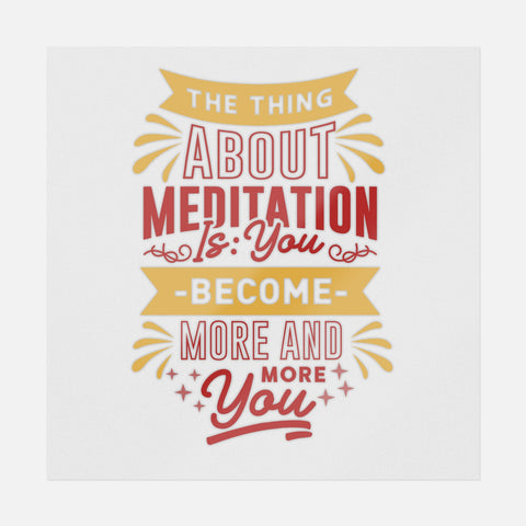 The Thing About Meditation Transfer