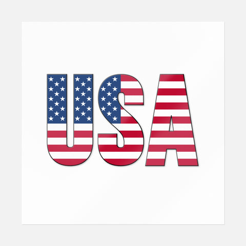 USA American Flag (Colored)