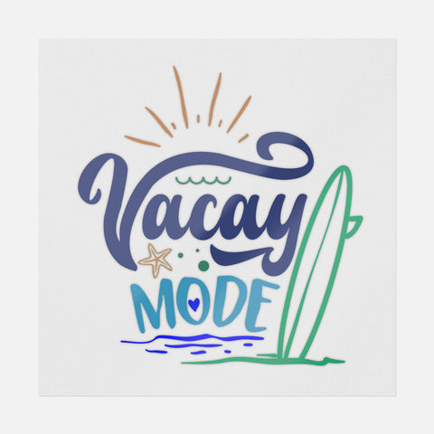 Vacay Mode Blue Transfer