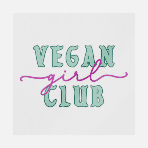 Vegan Girl Club Transfer