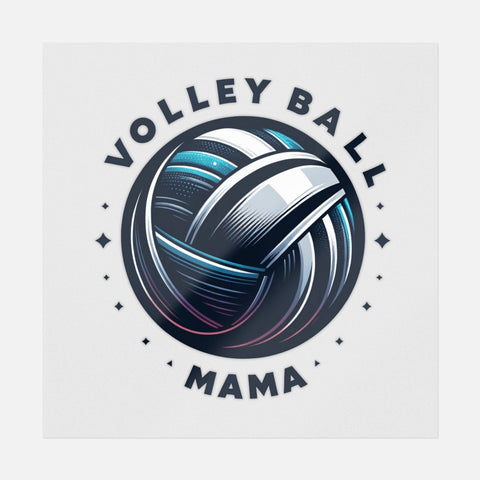 Volleyball Mama Aqua