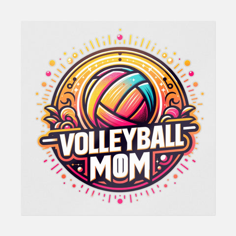Volleyball Mom Flat Art Transfer