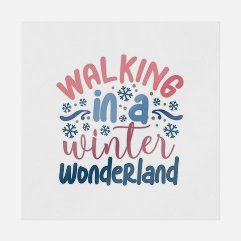 Walking In A Winter Wonderland Transfer