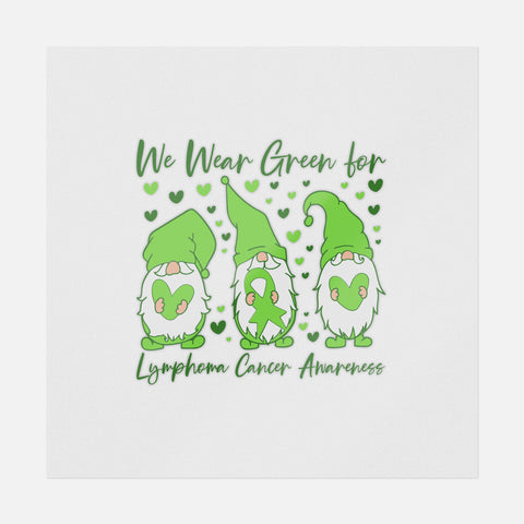 We Wear Green for Lymphoma Gnome Transfer