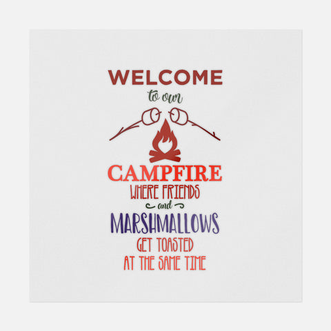 Welcome To Our Campfire Transfer