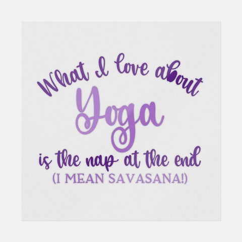What I Love About Yoga Transfer