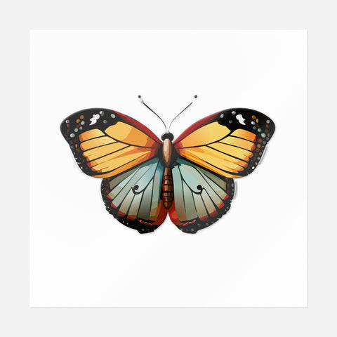 Winged Wonders Butterfly Sticker