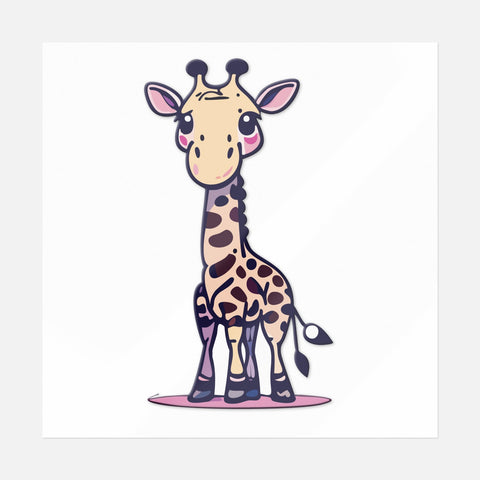 Adorable Giraffe Sticker - Ninja Transfers