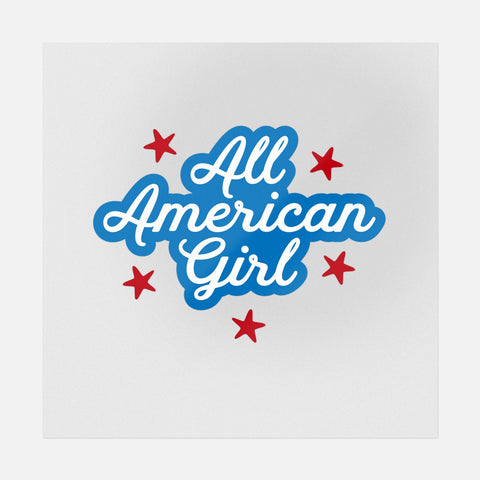 All American Girl Transfer - Ninja Transfers