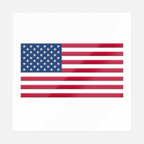 American Flag Sticker (Colored) - Ninja Transfers