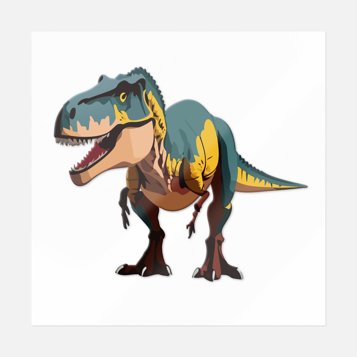 Ancient Dinosaur Sticker | UV DTF Transfer Stickers