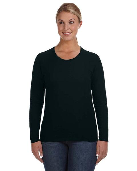 Anvil 884L Ladies' Lightweight Long - Sleeve T - Shirt - Ninja Transfers