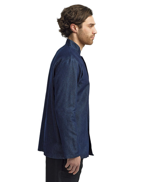 Artisan Collection by Reprime RP660 Unisex Denim Chef's Coat - Ninja Transfers