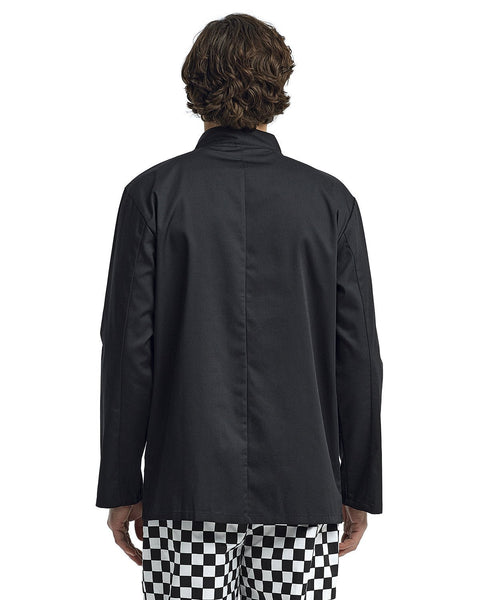 Artisan Collection by Reprime RP665 Unisex Studded Front Long - Sleeve Chef's Coat - Ninja Transfers