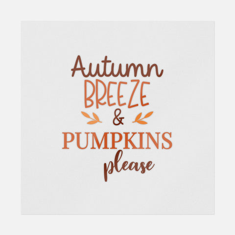 Autumn Breeze And Pumpkins Please Transfer - Ninja Transfers