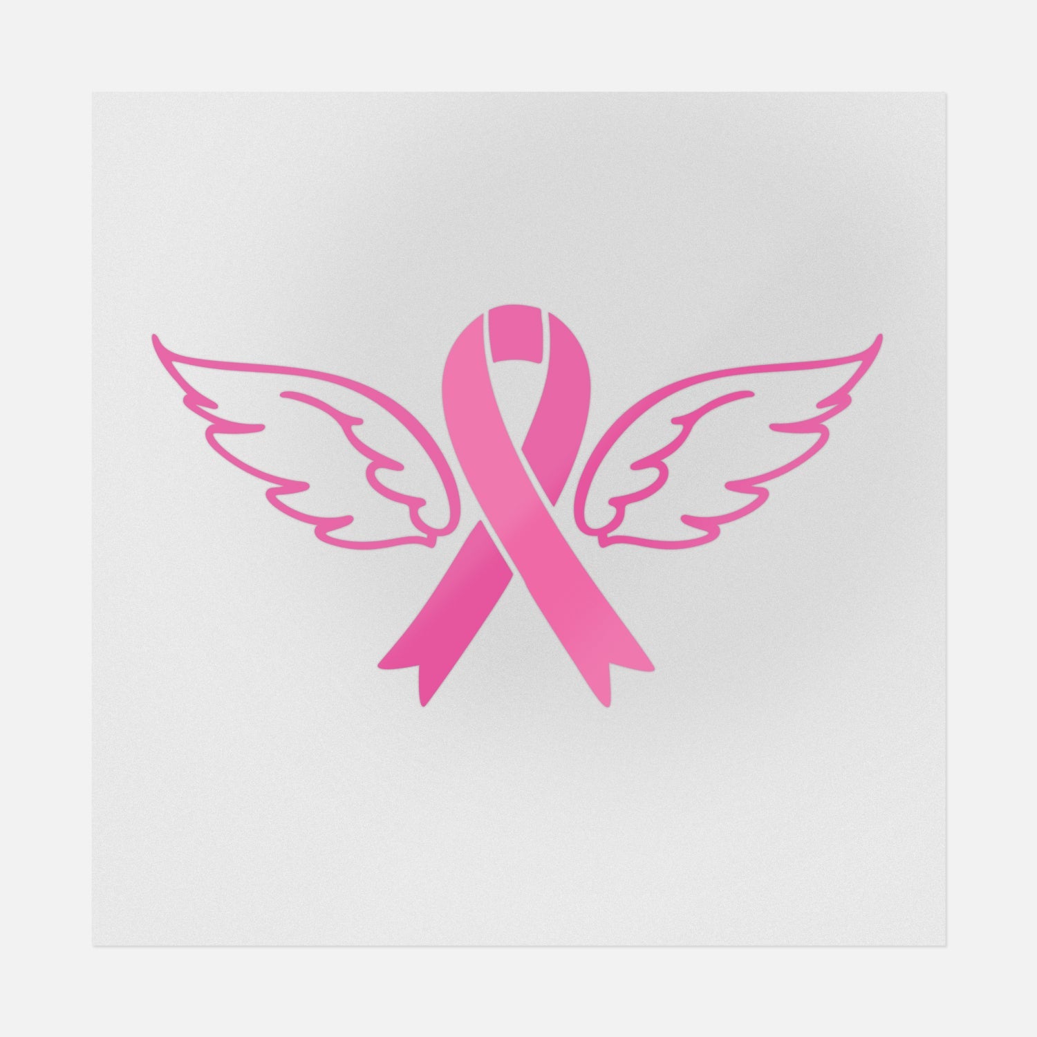 Cancer Ribbon With Wings Breast Cancer Angel Wings | Breast Cancer