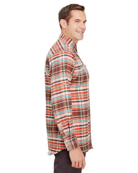 Backpacker BP7091 Men's Stretch Flannel Shirt - Ninja Transfers