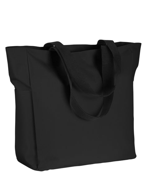 BAGedge BE080 Polyester Zip Tote - Ninja Transfers