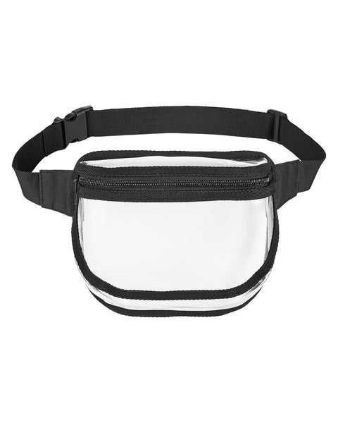 BAGedge BE264 Unisex Clear PVC Fanny Pack - Ninja Transfers