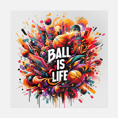 Ball Is Life Graffiti Transfer - Ninja Transfers