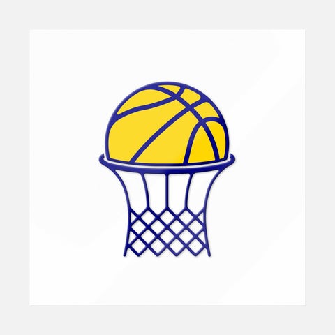 Basketball Net Simple Sticker - Ninja Transfers