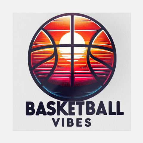 Basketball Vibes Sunset Transfer - Ninja Transfers