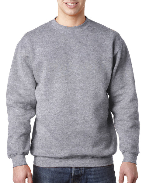 Bayside BA1102 Adult 9.5 oz., 80/20 Heavyweight Crewneck Sweatshirt - Ninja Transfers