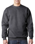 Bayside BA1102 Adult 9.5 oz., 80/20 Heavyweight Crewneck Sweatshirt - Ninja Transfers