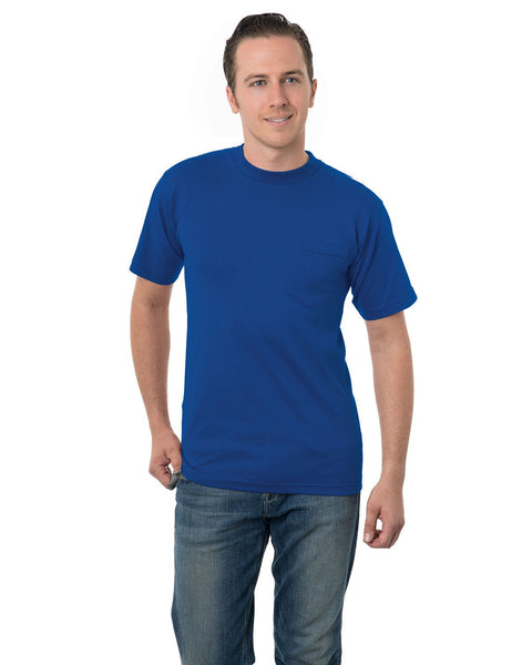 Bayside BA3015 Adult 6.1 oz., Cotton Pocket T - Shirt - Ninja Transfers