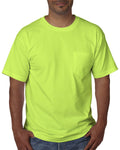 Bayside BA5070 Adult Short - Sleeve T - Shirt with Pocket - Ninja Transfers