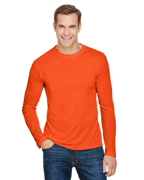 Bayside BA5360 Unisex 4.5 oz., 100% Polyester Performance Long - Sleeve T - Shirt - Ninja Transfers