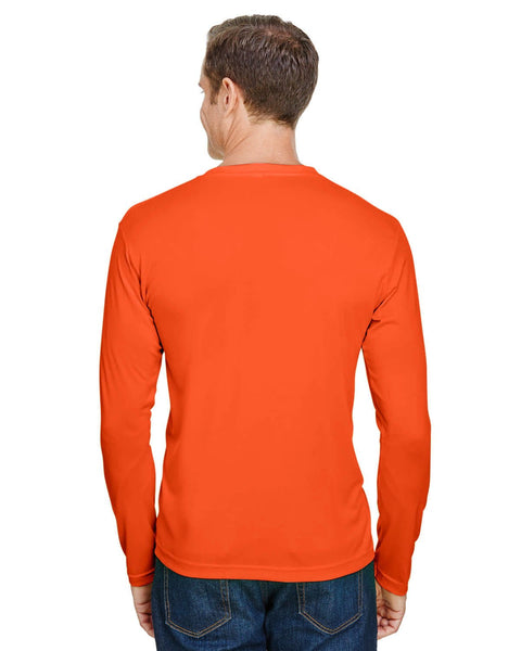 Bayside BA5360 Unisex 4.5 oz., 100% Polyester Performance Long - Sleeve T - Shirt - Ninja Transfers