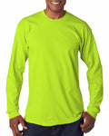 Bayside BA6100 Adult 6.1 oz., 100% Cotton Long Sleeve T - Shirt - Ninja Transfers